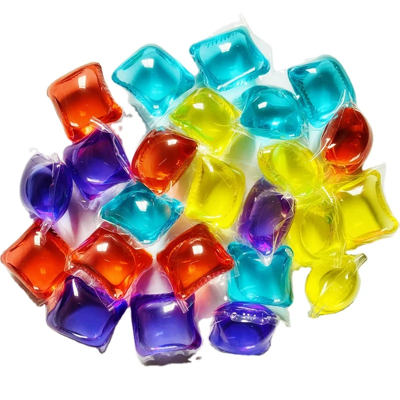 Laundry pod capsule washing capsule detergent pod gel bead wholesale guangzhou Chinese