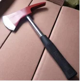 Sturdy Steel Russian-Style Fire Hose Axe: Waist-Mounted for Convenient Carriage hatchet