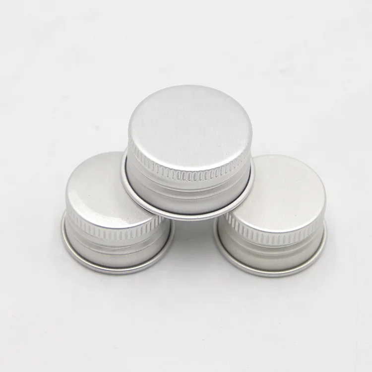 hanmo wholesale custom 20mm 24mm 28mm 38mm aluminum caps metal wheel cap for packaging bottle screw neck black silver gold