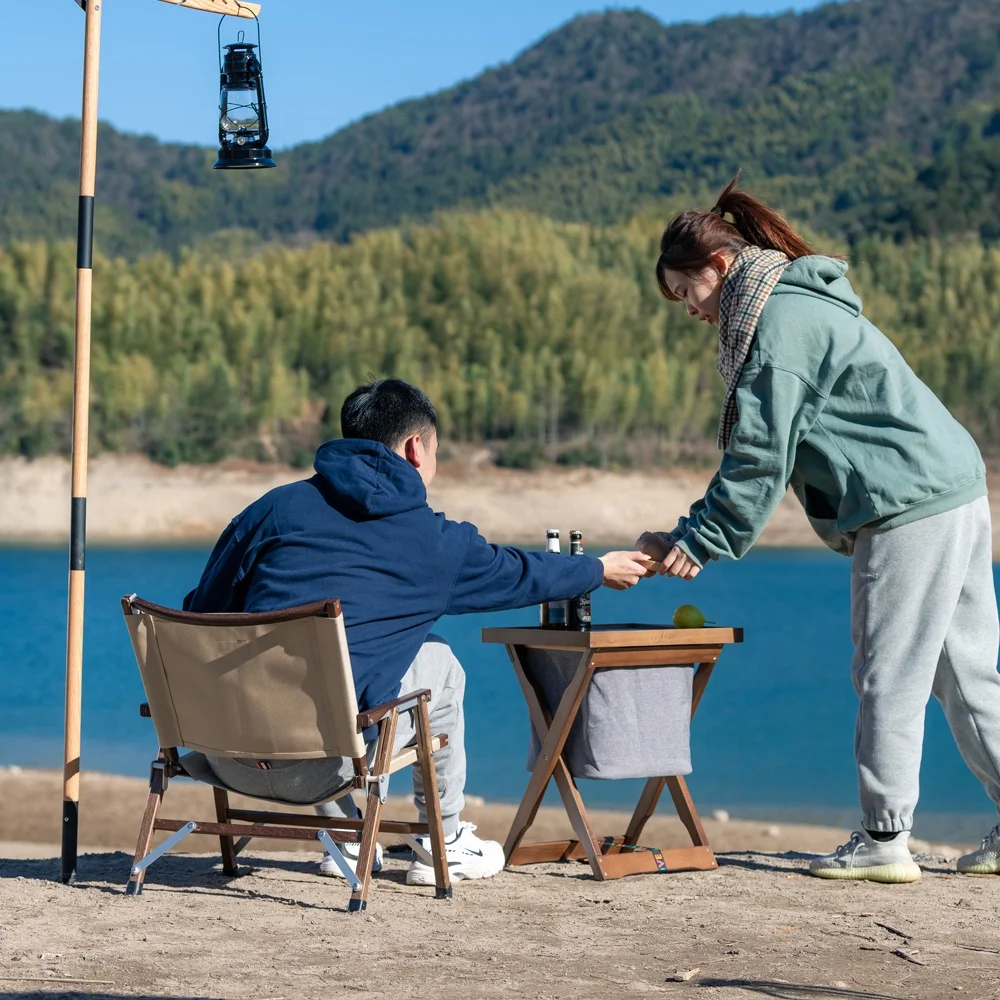 Outdoor Furniture Folding Beach Chair Wood folding Chair Easy to carry