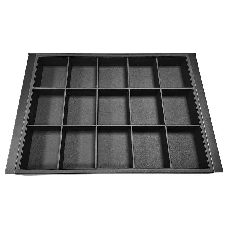 Home furniture hardware PU leather wardrobe storage box