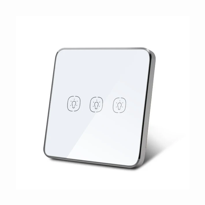 China Factory  EU Standard New Technology Home Office Light Wifi Tuya Dimmer Smart Wall Switches