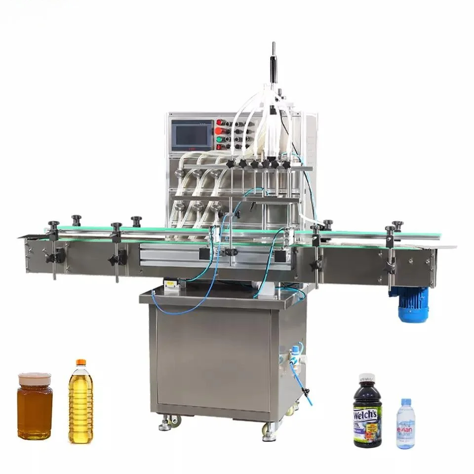 Multi Heads 2/4/6/8/10 Nozzles Liquid beer bottle Filling Machine Automatic Overflow Liquid Bottle Filler For Beverage Juice