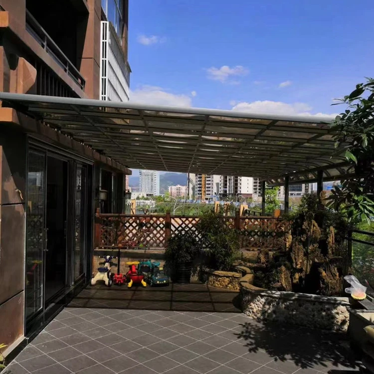 New Design Polycarbonate Awning Uv Protection Patio Cover Roof Outdoor Canopy Balcony