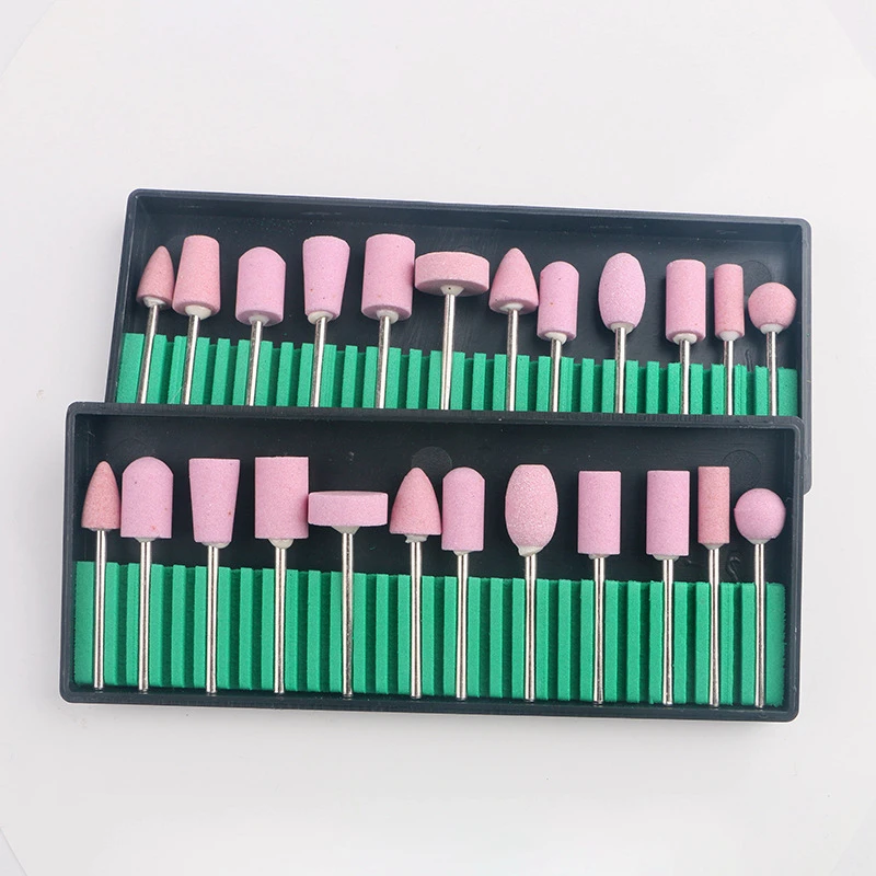 Electric Nail Drill Machine Set Cutters Head Manicure Cleaner Tool Quartz Stone Polisher Bits Grinding Equipment Accessories