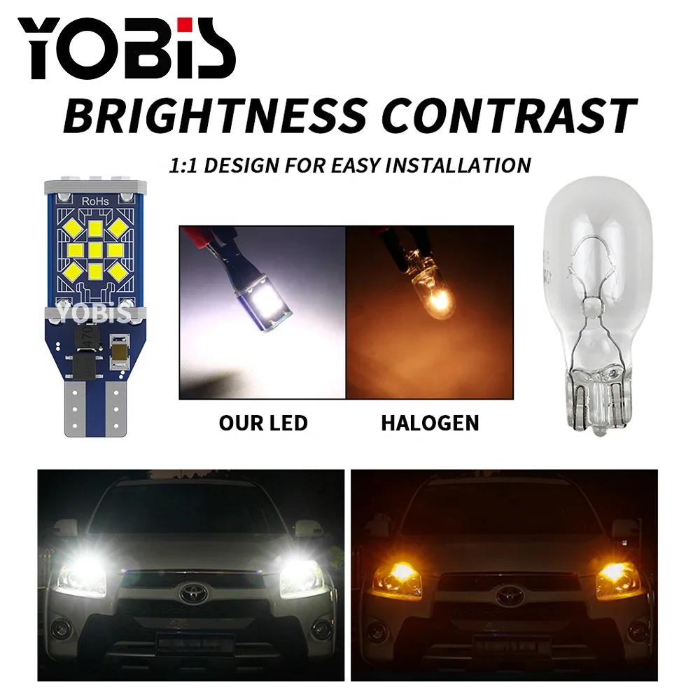 New design  194 W5W 12V T15 Auto Light LED Canbus 24smd super brightness Car LED Lights Turn Signal Brake Light