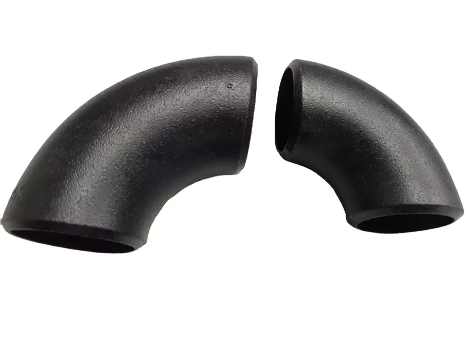 ASME B16.9 A234 SCH 40 Butt Welded Pipe Ftiings 90 Degree Welding Carbon Steel Seamless Elbow