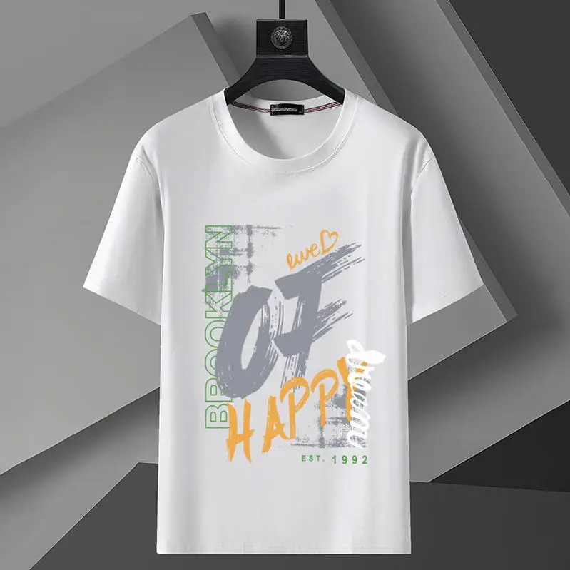 T-Shirt Sleeved Summer Original Sports White Green Oversize For Men Cotton High Quality Embroidery Classic T-Shirt With Arrows
