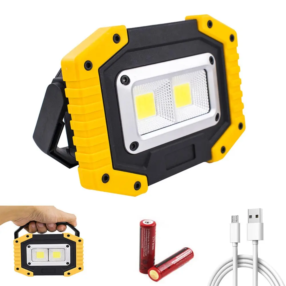 COB Work Light, USB Rechargeable Home Outdoor LED Portable Work Light