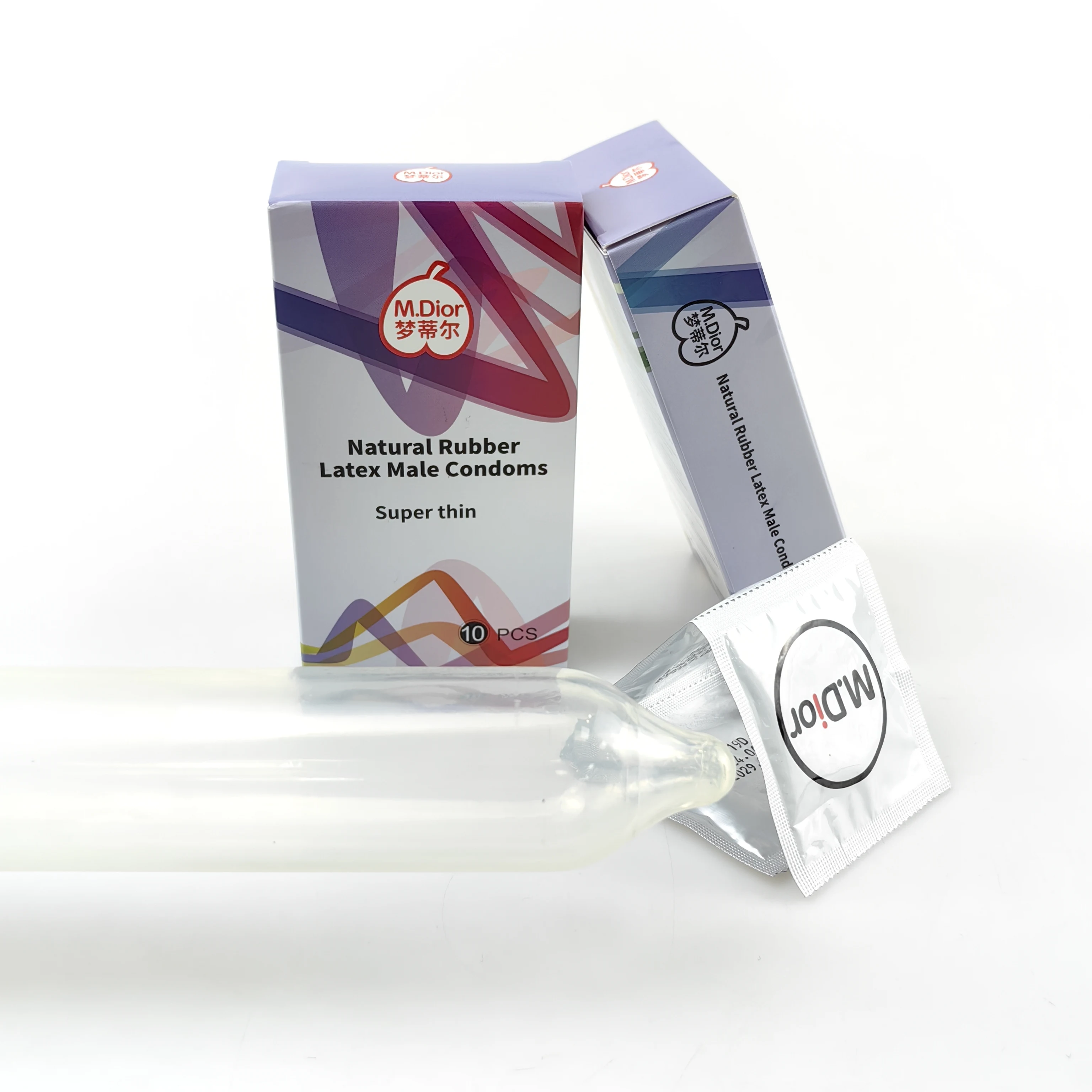 High Quality Factory Sale Flexible Stretchy Male Latex Condoms With Extra Moist Surface And Natural Feel