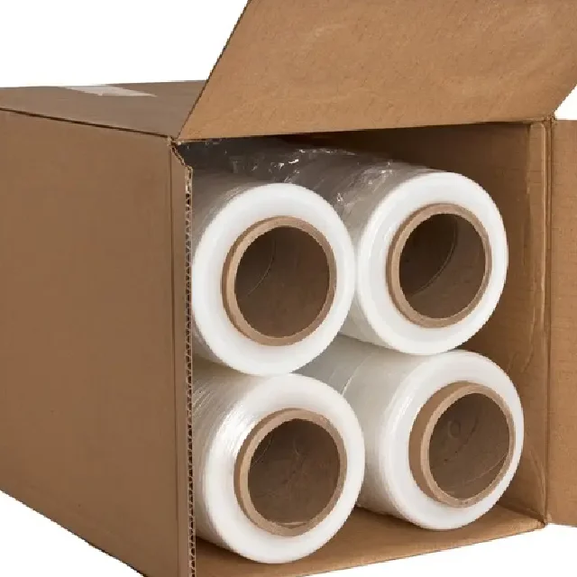 Transparent Clear 50cm Wide Pallet Wrapping Stretch Film PE Plastic Polyethylene LLDPE Wrap for Packing