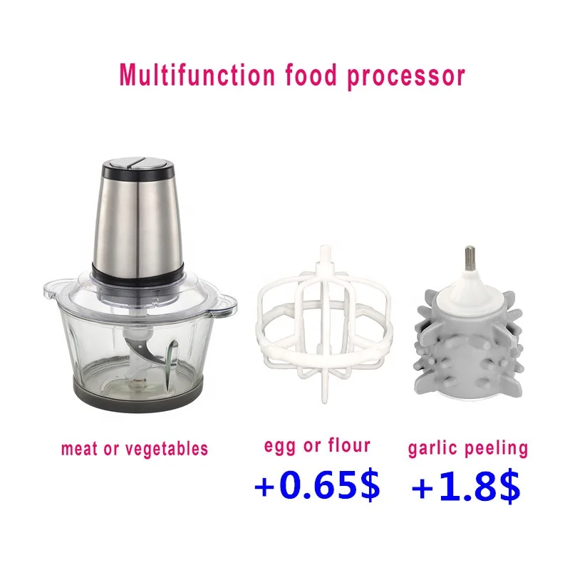 
Manufacture price wholesale pure copper motor food processor multi-function 