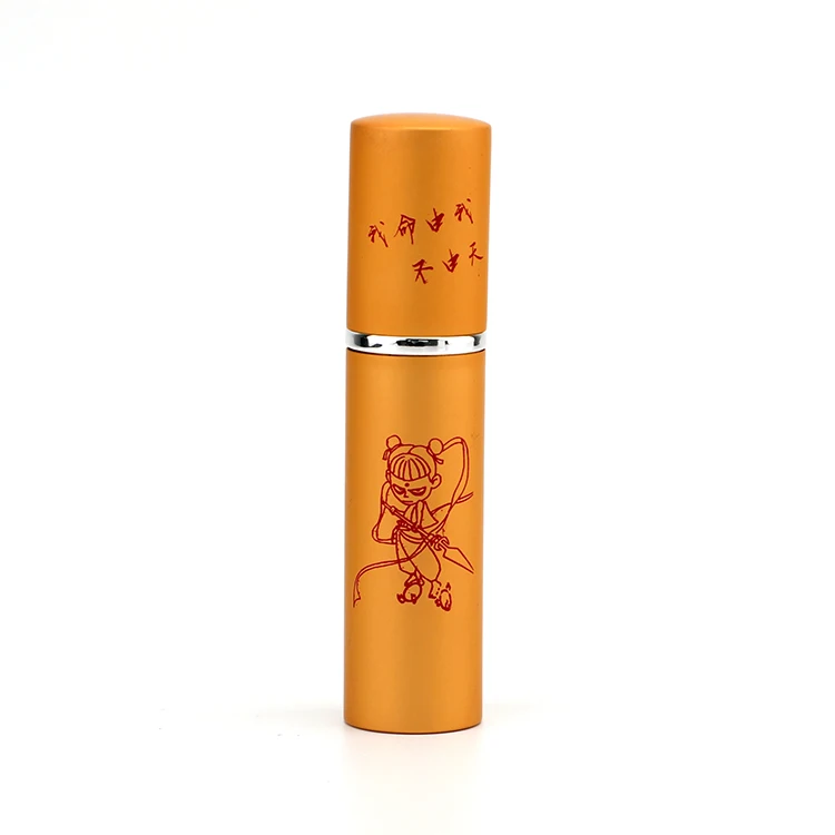 Mini empty perfume bottle 25 ml glass perfume bottle with aluminium tube