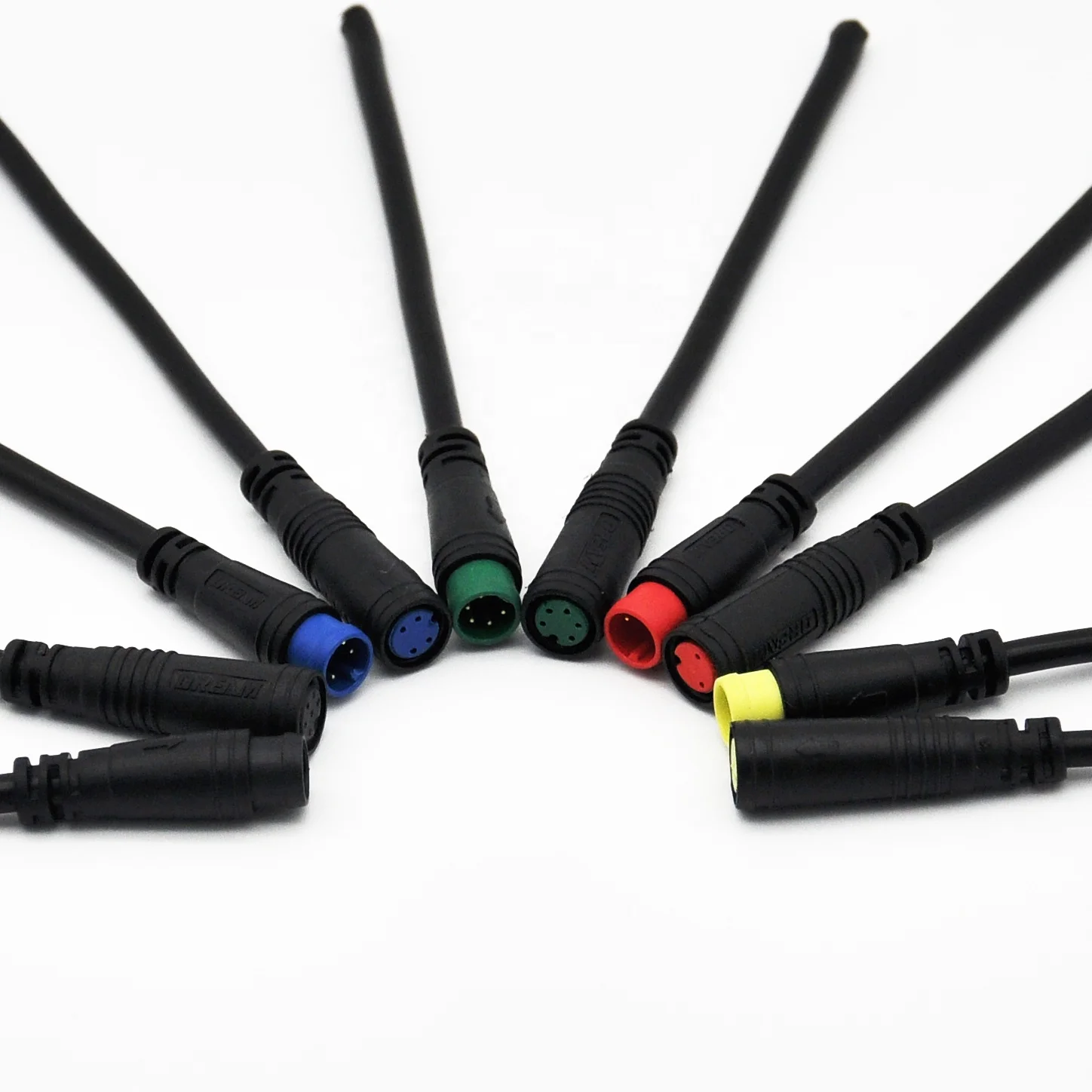 electrical 2 3 4 5 6 pin m6 m7 m8 IP65 wire waterproof connector for Electric bike scooters