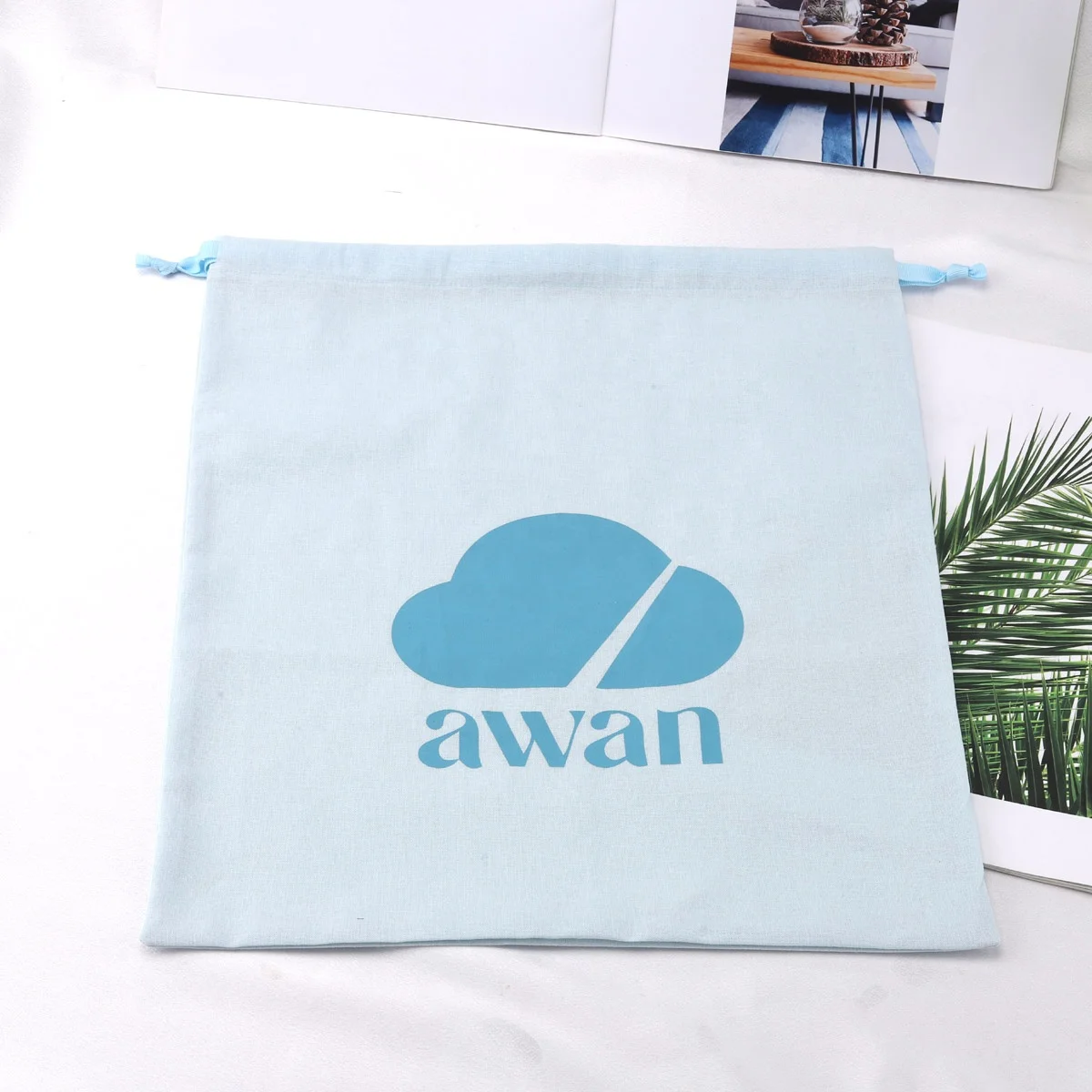 ODM Factory New Design Cotton Linen Drawstring Shopping Clothes Bag For Handbag Reusable Muslin Gift Packing Dust Pouch