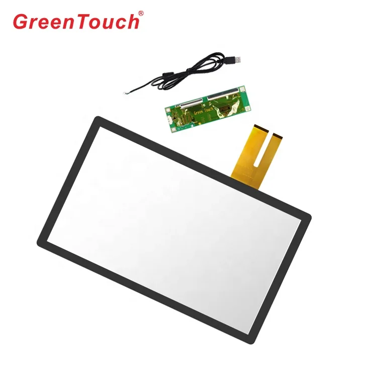 Capacitive touch panel 18.5 inch multitouch screen lcd monitor overlay kit