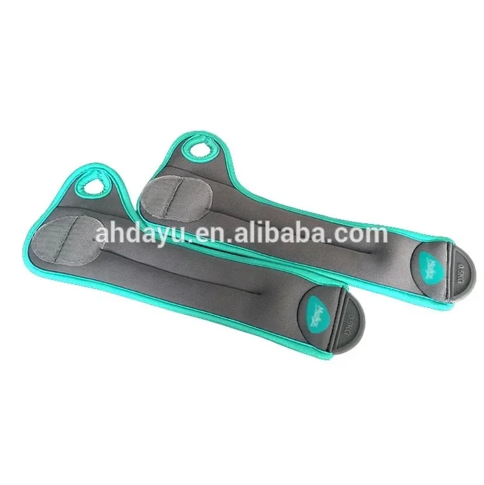 Adult & Kids Adjustable Ankle Wrist Weight/Neoprene Durable Arm Leg Iron Sand Weights with Strap for Fitness