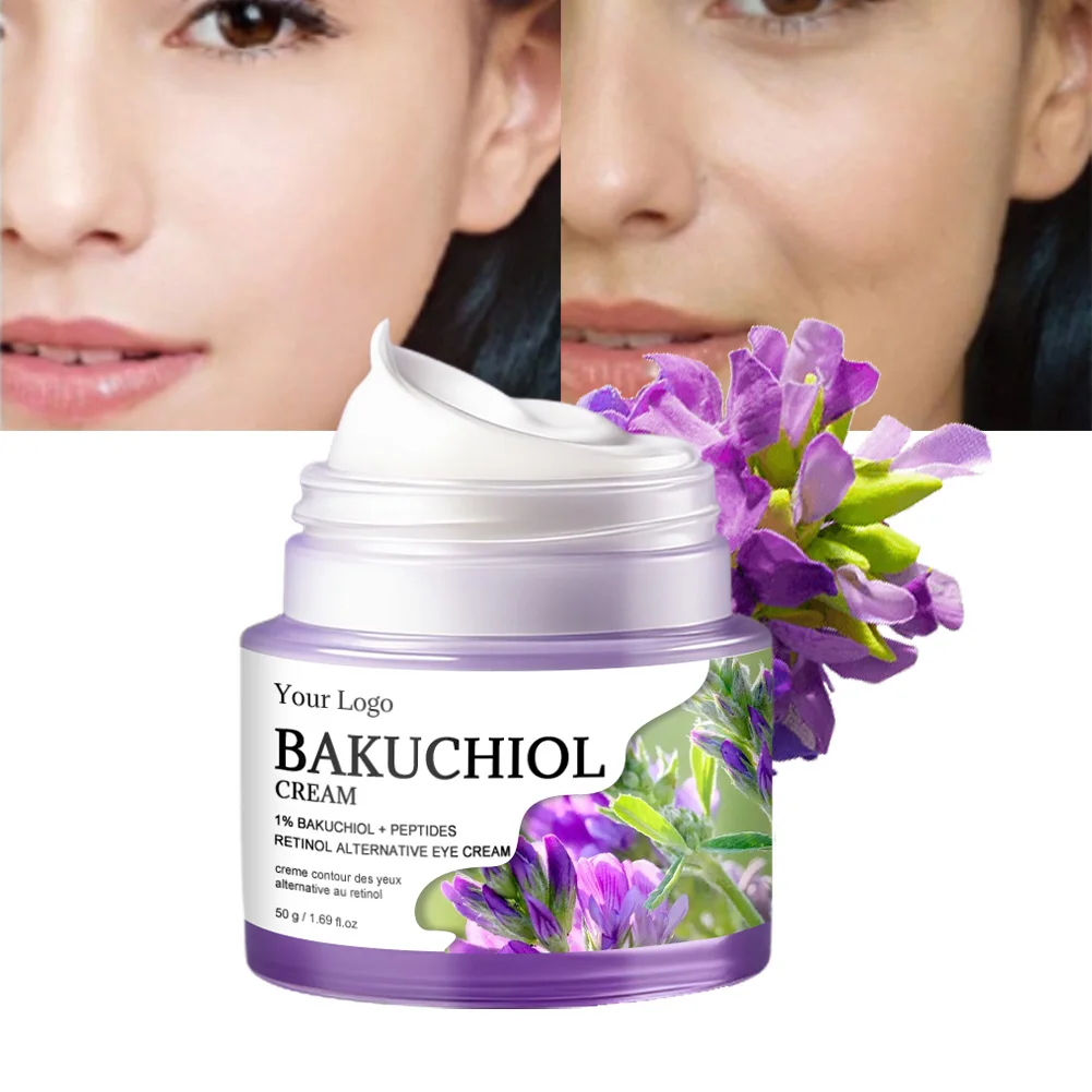 Private Label Retinol & Bakuchiol Cream Manufacturer Anti Aging Puffiness Wrinkle Dark Circles Moisturizing Eye Face Cream