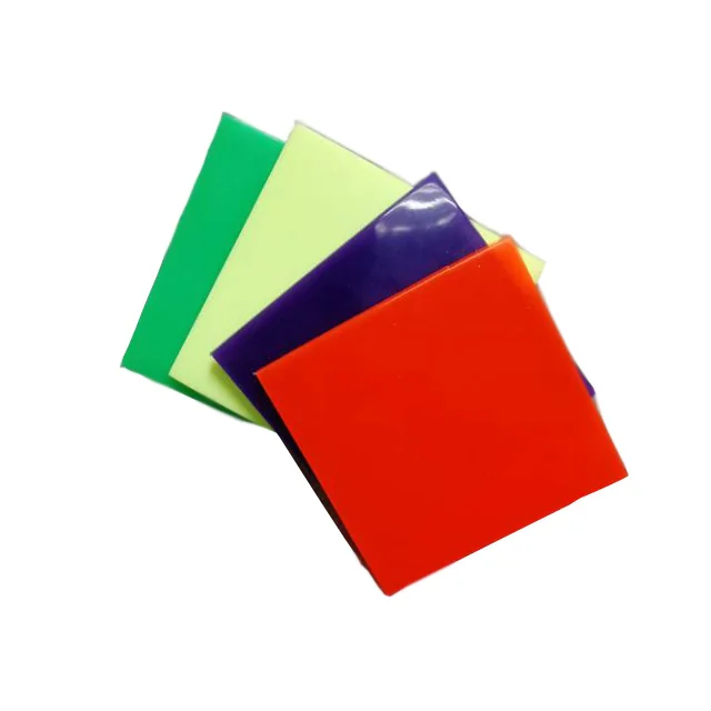 127x127mm square and 120mm round color EVA sheet for making mouth guard