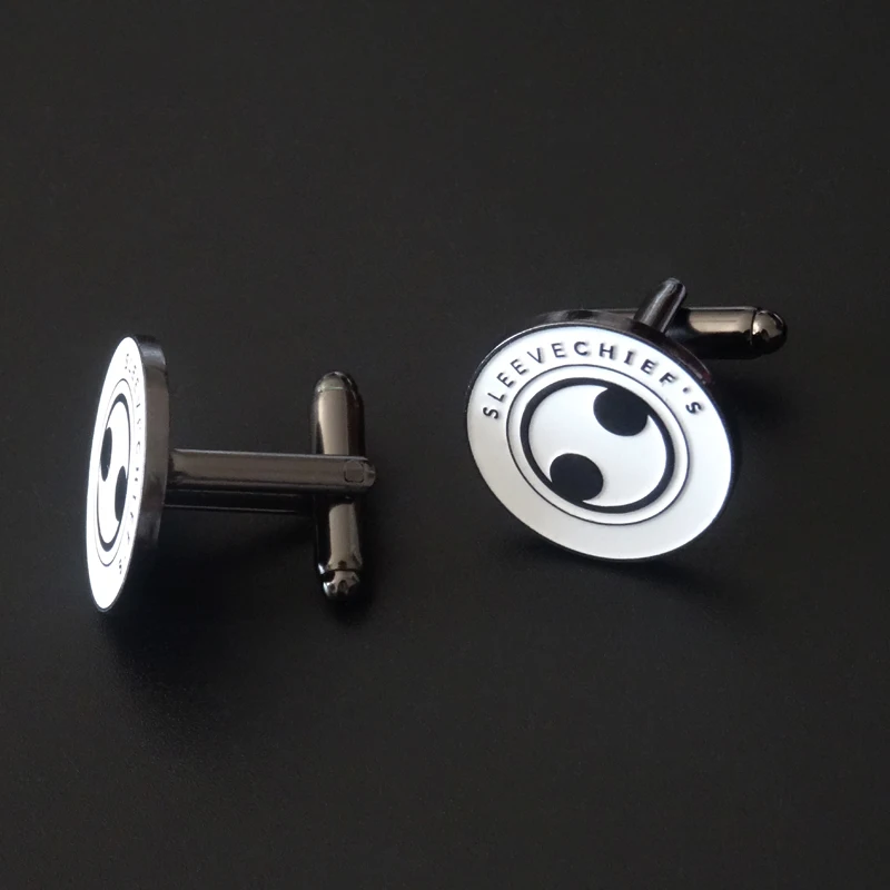 Manufacturer Custom Own Design Logo Soft Enamel Shirts Cufflinks Metal Men Cufflinks Souvenir