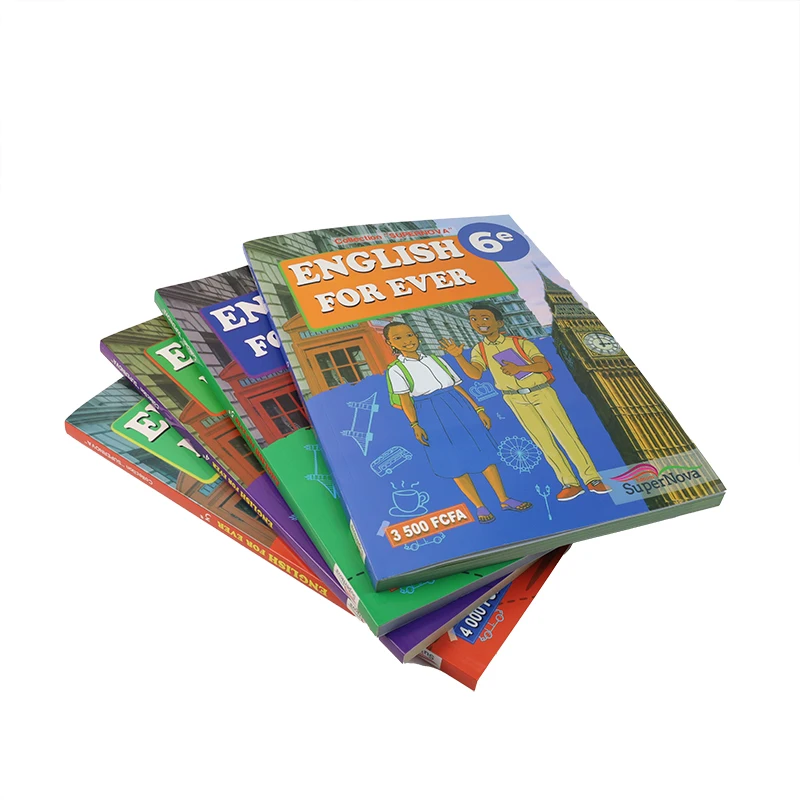 custom African text book French school books English textbook printing for Education