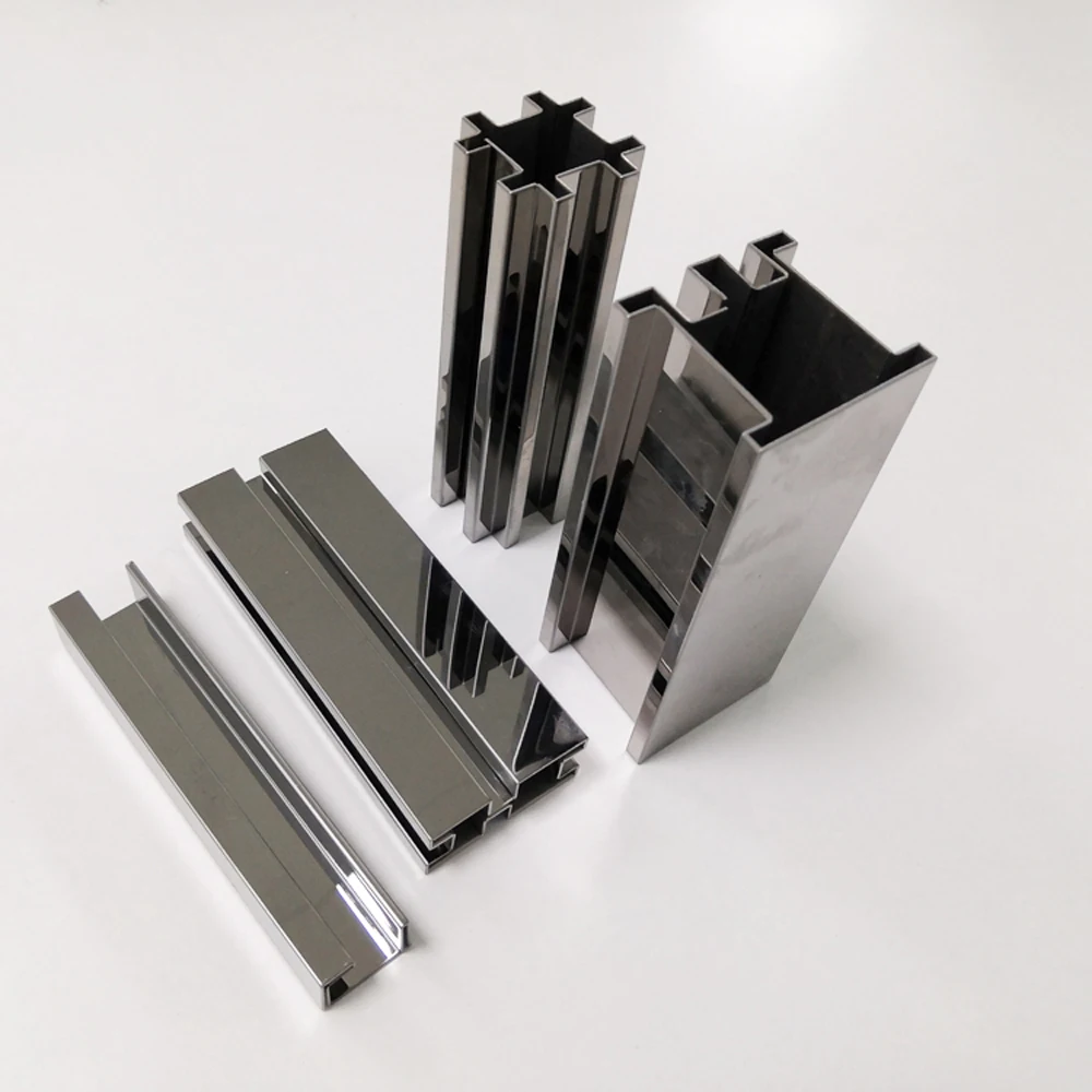 Customized 304 316 grade color metal stainless steel engineering decorative skirting baseboard