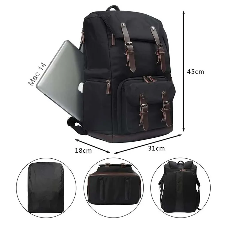 waterproof travel digital dslr backpack stylish laptop camera bags for photography