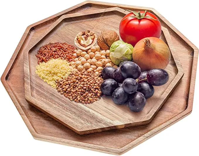 2 шт. деревянные сервировочные лотки 12 и 10