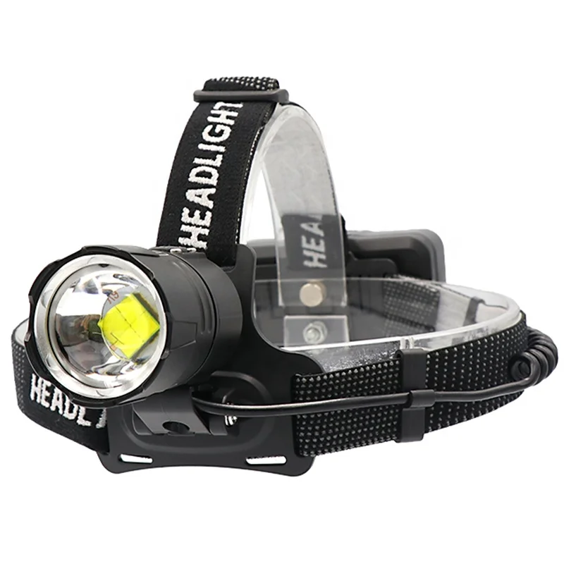 High Power XHP70 led headlamp zoomable head lamp flashlight waterproof camping hiking rechargeable headlamp
