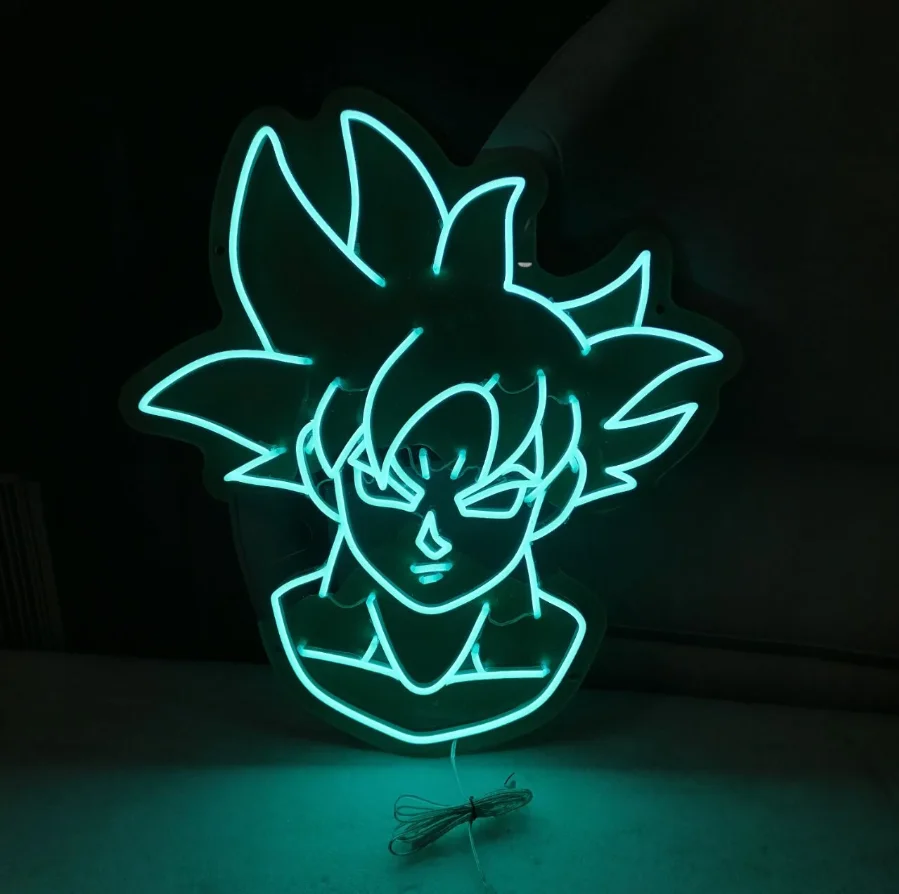 Wholesale silicone tube for led light lamps rgb party decorations open custom neon sign goku