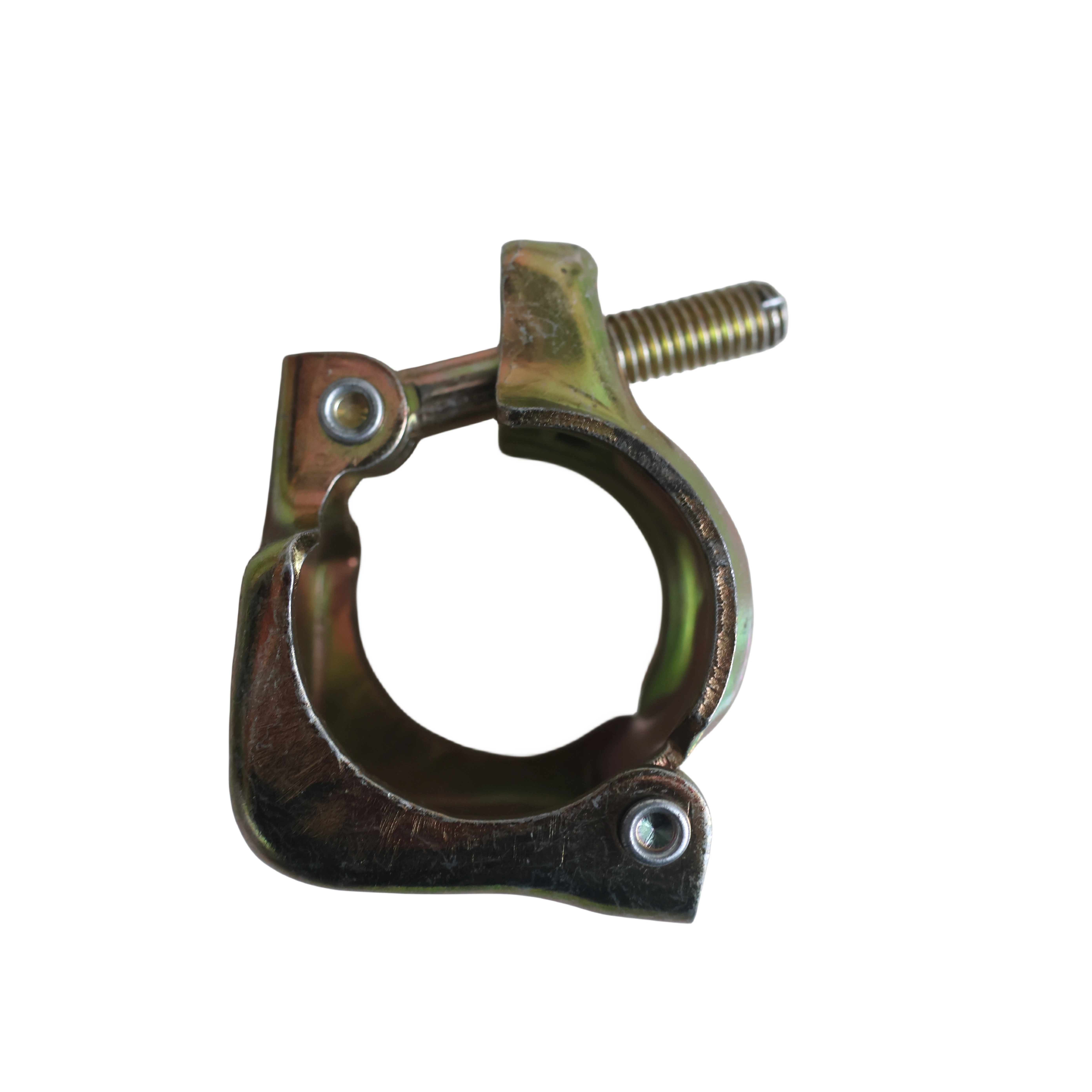 Durable Scaffolding Accessories Double Coupler Swivel Fixed Clamp Pressed Steel Pipe Clip For Construction