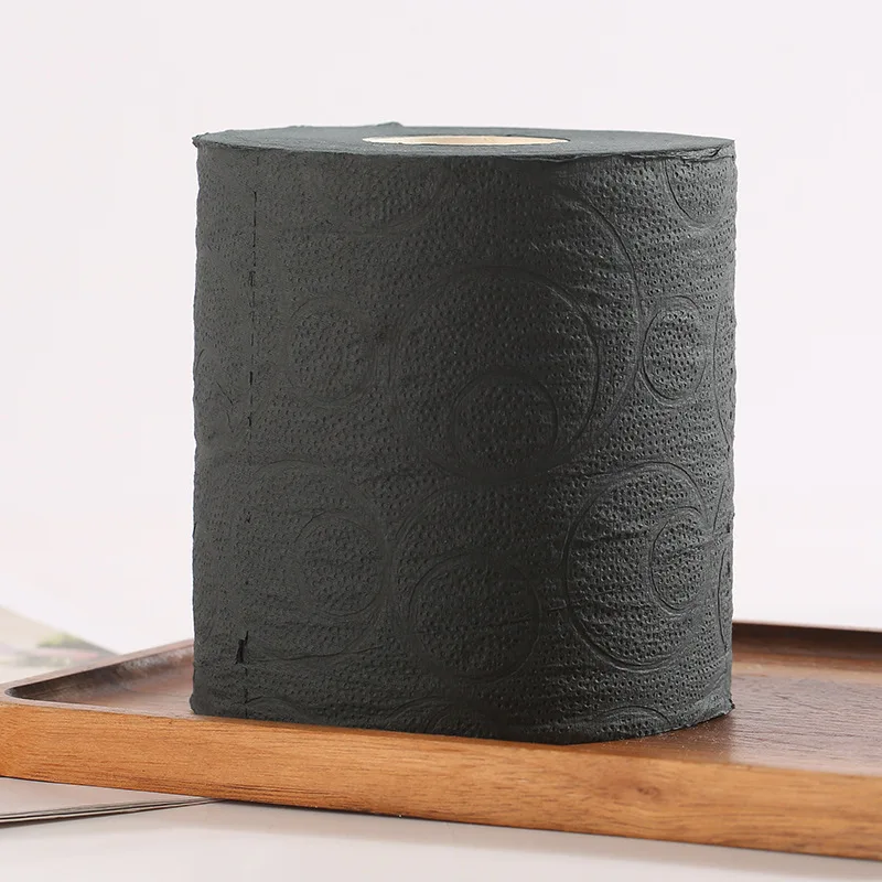 Hot-Sale black toilet paper 2 ply toilet tissue paper rolls