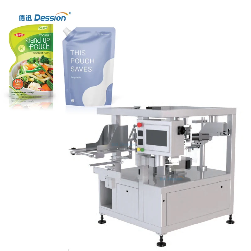 Automatic Washing Liquid Nozzle Bag Packaging Machine Liquid Laundry Detergent Stand Up Pouch Packing Machine