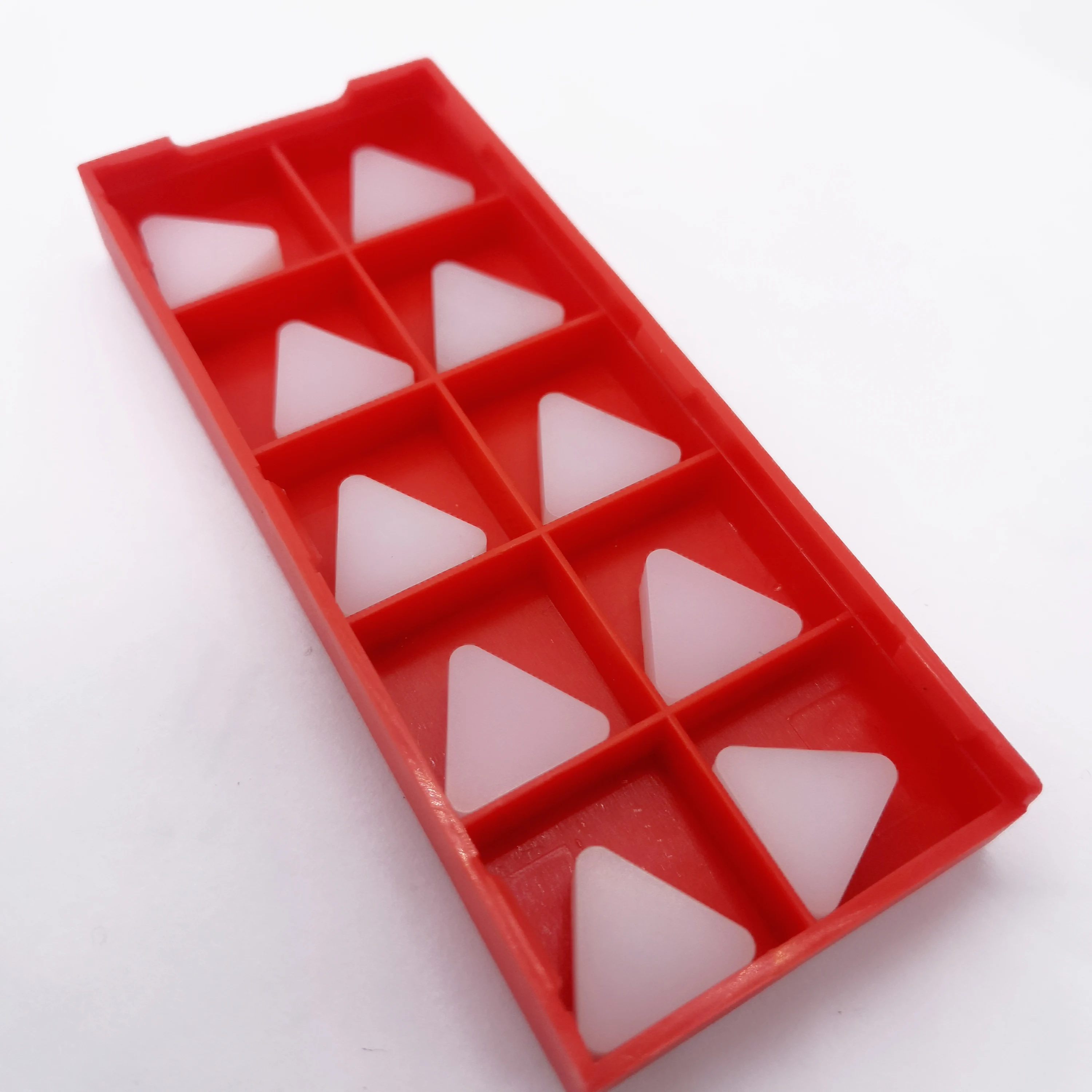 TNGN160416 Ceramic Inserts High Hardness TNGN160416 KA30 White Ceramic Blade For Cast Iron Processing