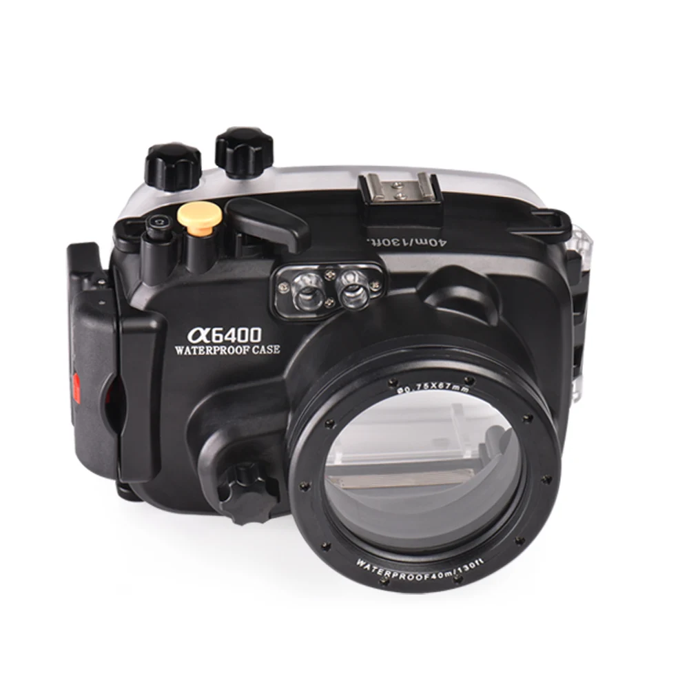 Водонепроницаемый корпус для камеры для дайвинга Seafrogs A6400, глубина до 40 м, защитный чехол для камеры Sony A6400, аксессуары для камеры