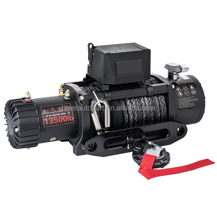 4X4 Heavy Duty Offroad Boat Truck Freedom Winch Line Winches For Sale 4X4 Winch 12000Lbs Remote Controller Durable Kevlar Rope