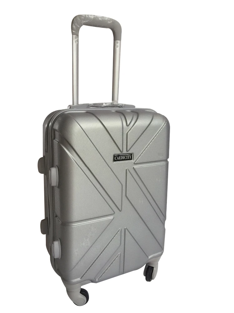 China Supplier Three Birds 3pcs 4 Spinner Wheels Abs Suitcase Trolley