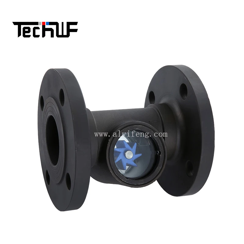 Visualization Sight Glass Flow Indicator Flanged Stainless Steel Tubular Sight Glass