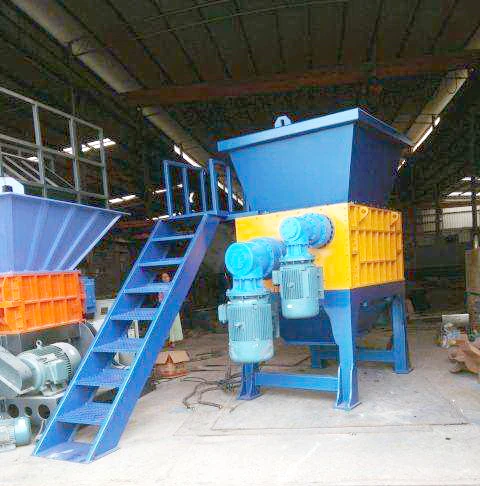 scrap tire shredder tire crumb machine tire cutter truck tyre sidewall cutting machine