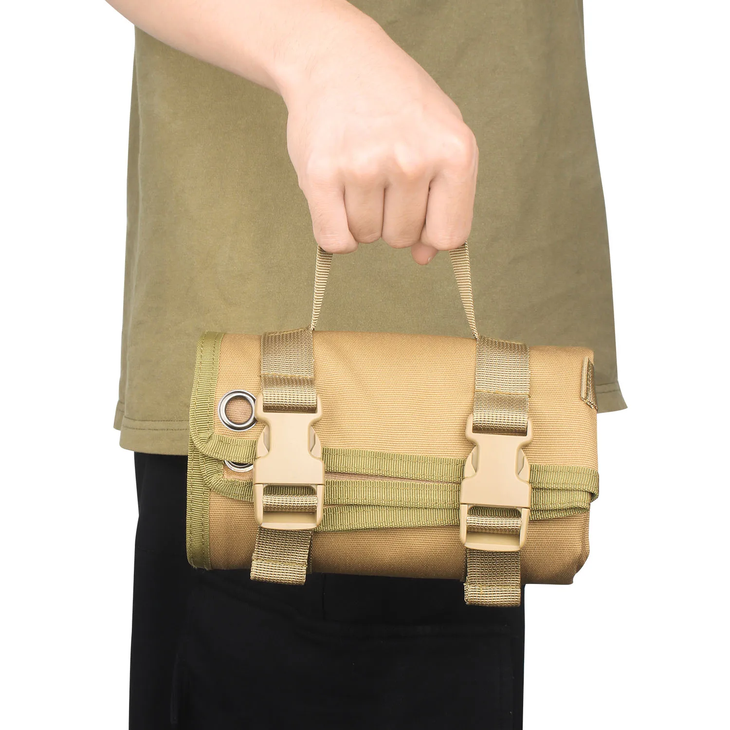 Portable Outdoor Sports Picnic Mat Roll up Tactical Hunting Padded Shooting Mat for Hunting and Sports Activities