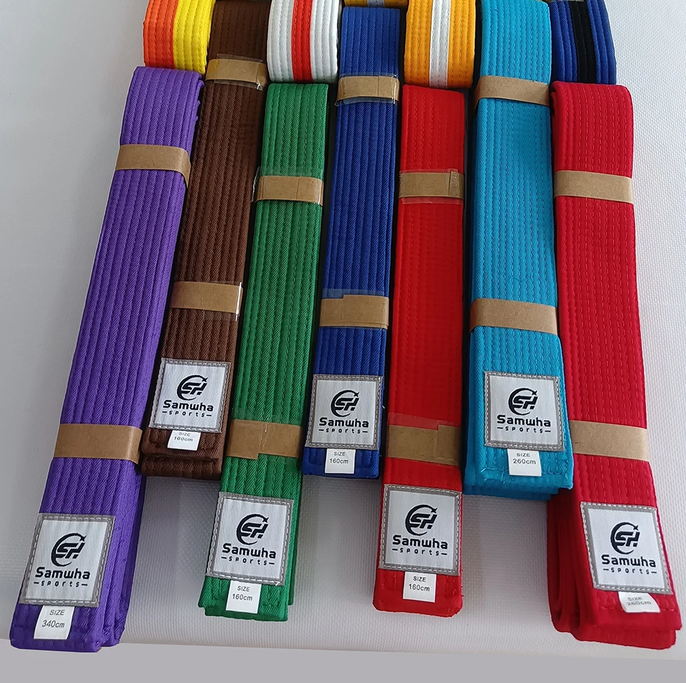 MARTIAL ARTS COLOR  BELT CUSTOMIZE  Taekwondo Karate Belts  customized logo