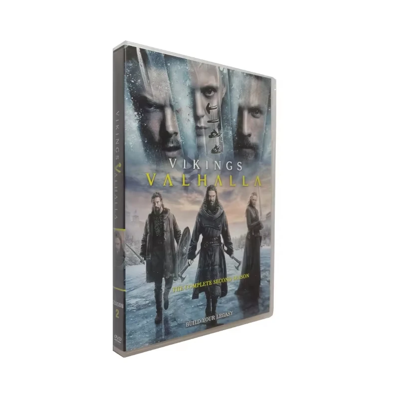 Vikings Valhalla 2 сезон новейшие DVD фильмы с 3 дисками оптовая продажа лидер продаж Телесериалы бокс-сет CD мультфильм бесплатная доставка