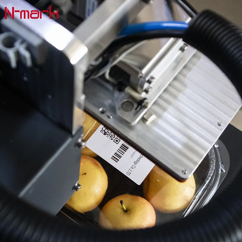 N-mark Durable Same As Zebra Parameter With High Speed Automatic Sticker Printing Labeling Machine