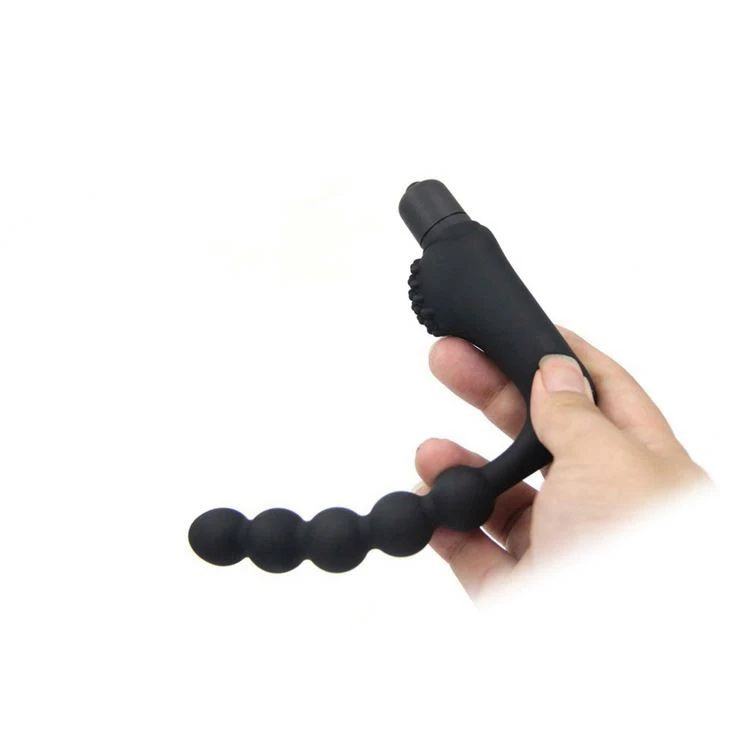 Силиконовая Анальная пробка унисекс, вибрирующий массажер простаты, Вибратор