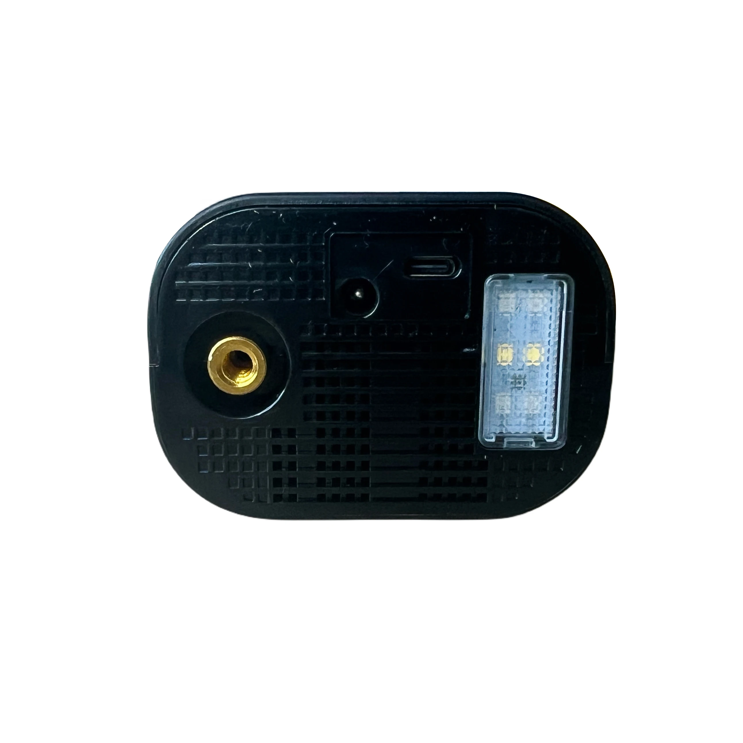 Two-in-one intelligent digital display screen wired car tire inflation pump black with lights can also be