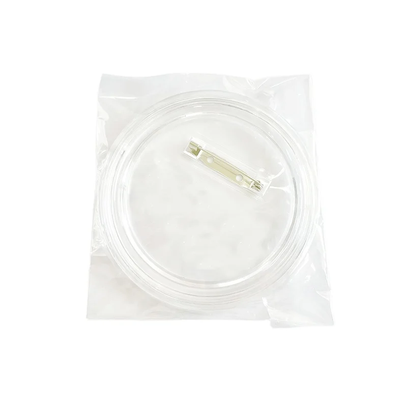 25mm Manufacturer Blank Acrylic Button Badge round DIY botton badge material