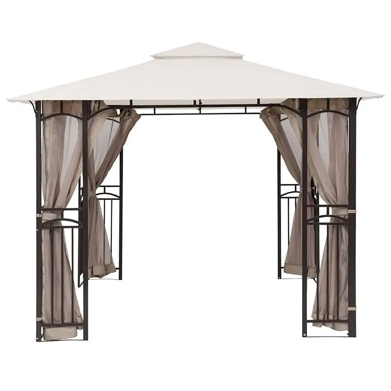 Professional Manufacturer Steel Gazebo Outdoor Leisure Pavilion Family Balcony Awning Gazebo