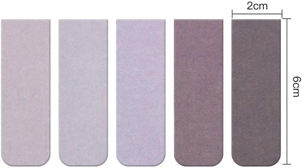 Customize paper printing PVC waterproof magnetic bookmark factory