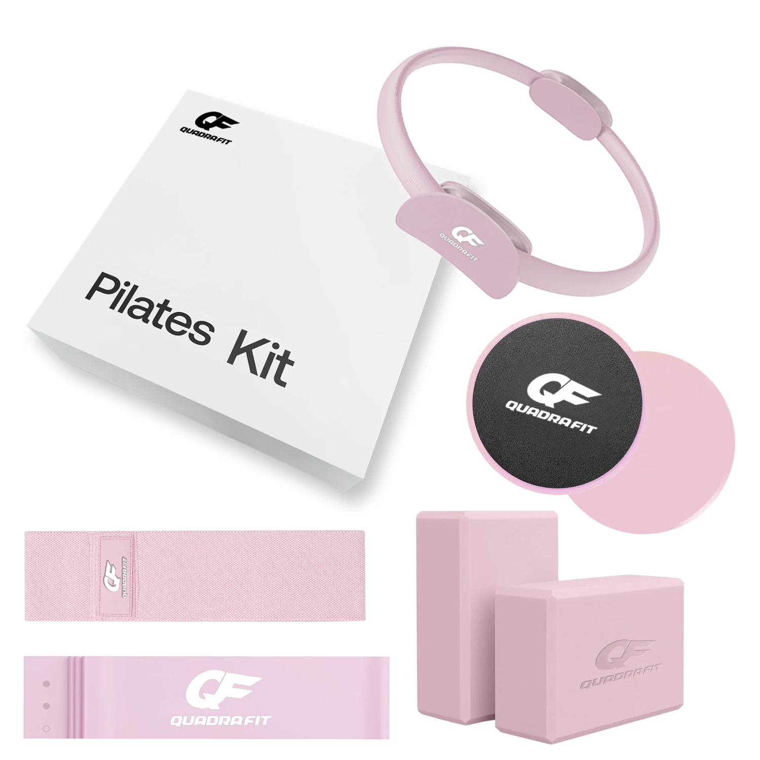 Custom Logo Weight Bracelets Yoga Pilates Ball adjustable block ring magic circle Dumbbell Barbell sock Fabric booty band Set