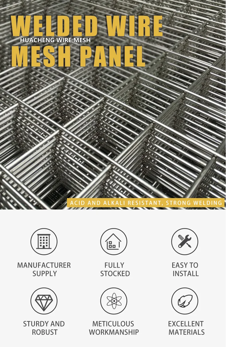 Concrete welding mesh for construction Hot dip galvanized welding net for concrete reinforcement